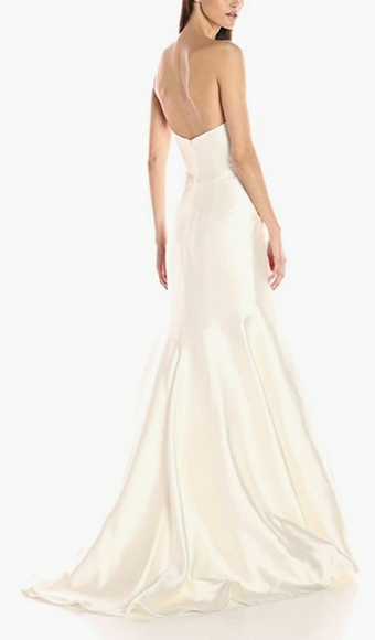 NWT.Jenny Yoo Women's London Mikado Silk Wedding Dress - Picture 2 of 10